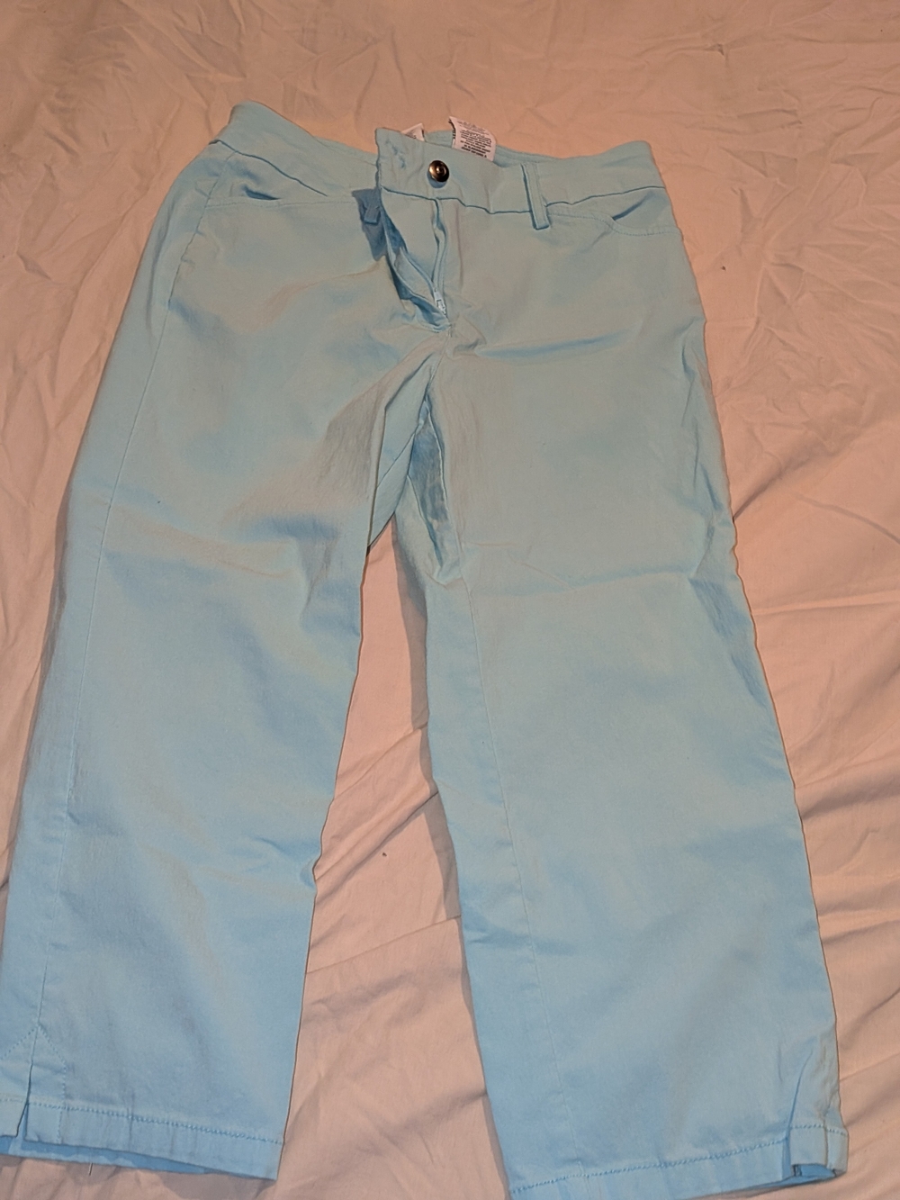 Ruby Rd. Light Blue Capris